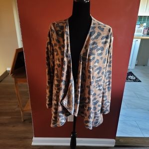 Sz LG (14-16) Lularoe leopard print Nanette NWOT